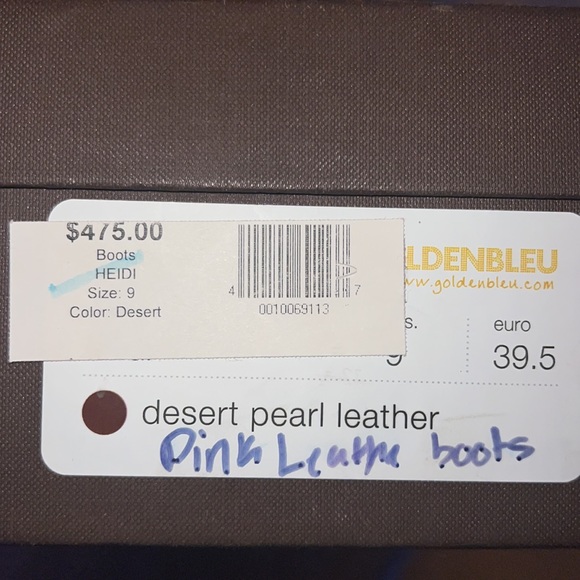 GOLDENBLEU Italian Leather Buckle Boots sz 9 - Picture 6 of 7